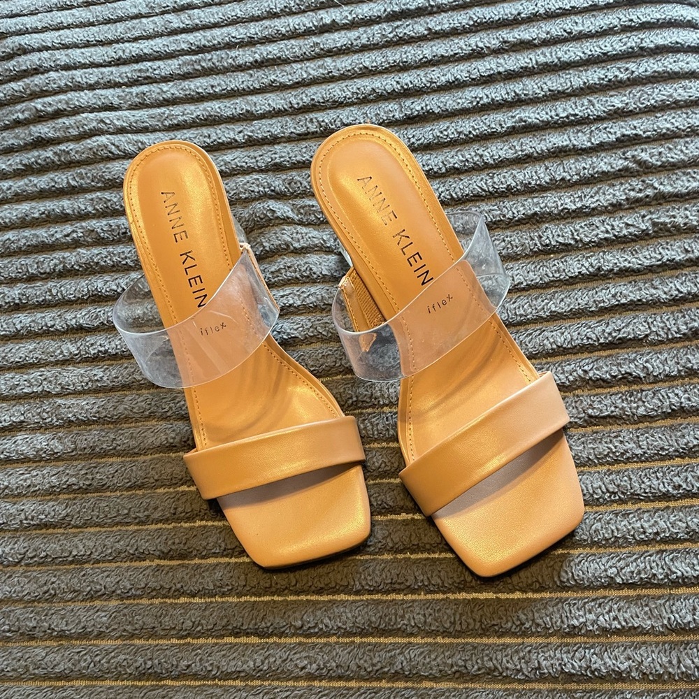 Anne Klein Heels with Clear Strap